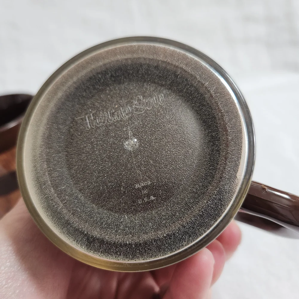 Dart Industries Thermo Serv Old Oaken Bucket Mugs